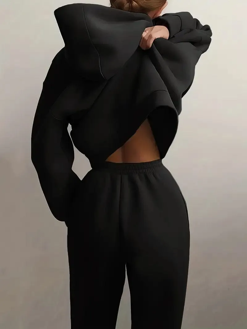 Athleisure Hoodie and Jogger Set