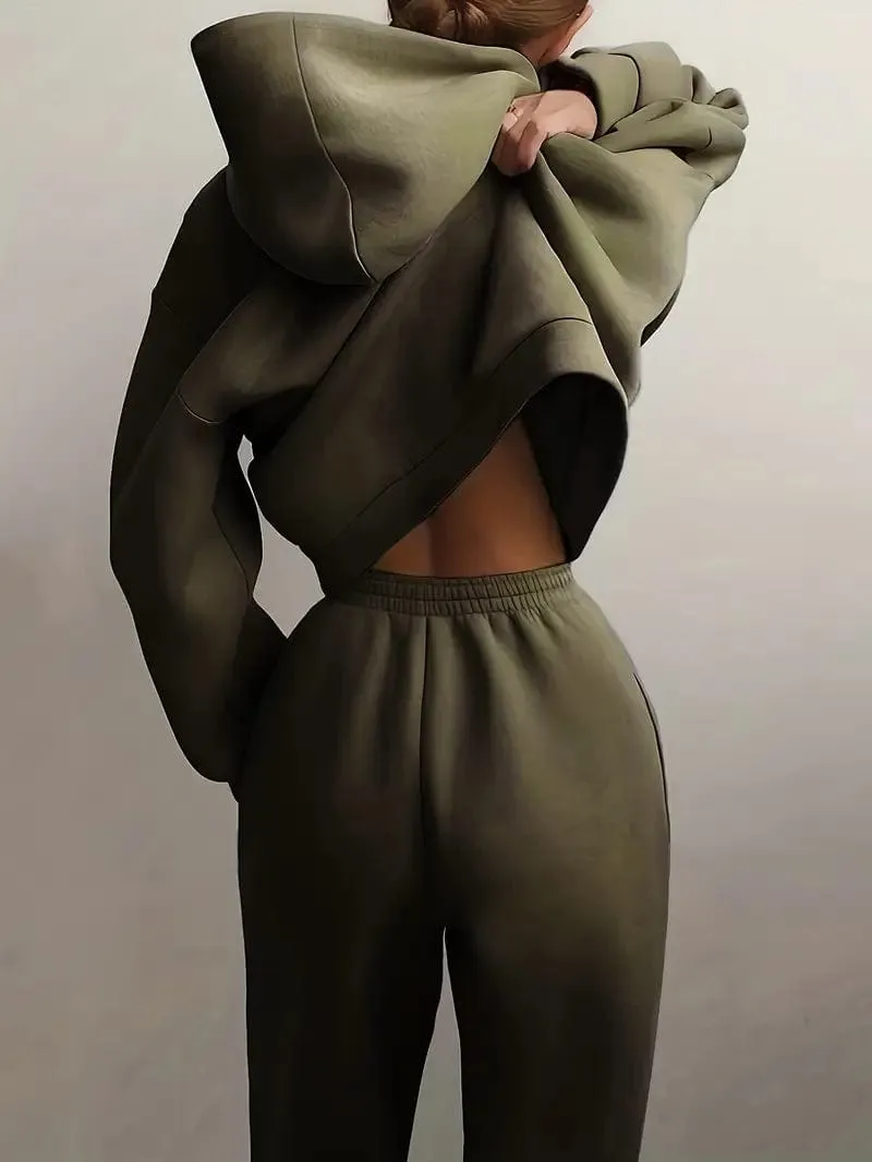 Athleisure Hoodie and Jogger Set