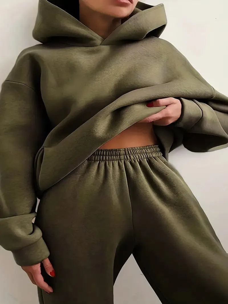 Athleisure Hoodie and Jogger Set