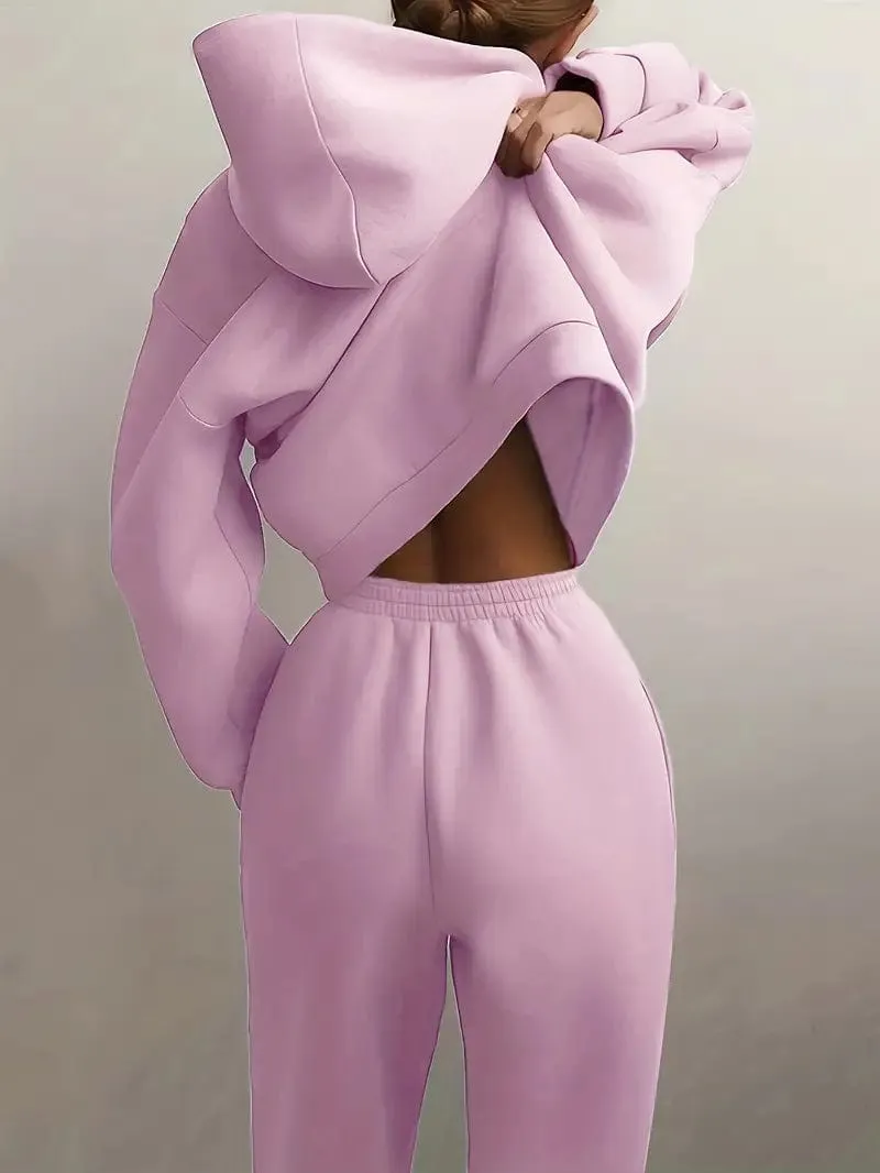 Athleisure Hoodie and Jogger Set