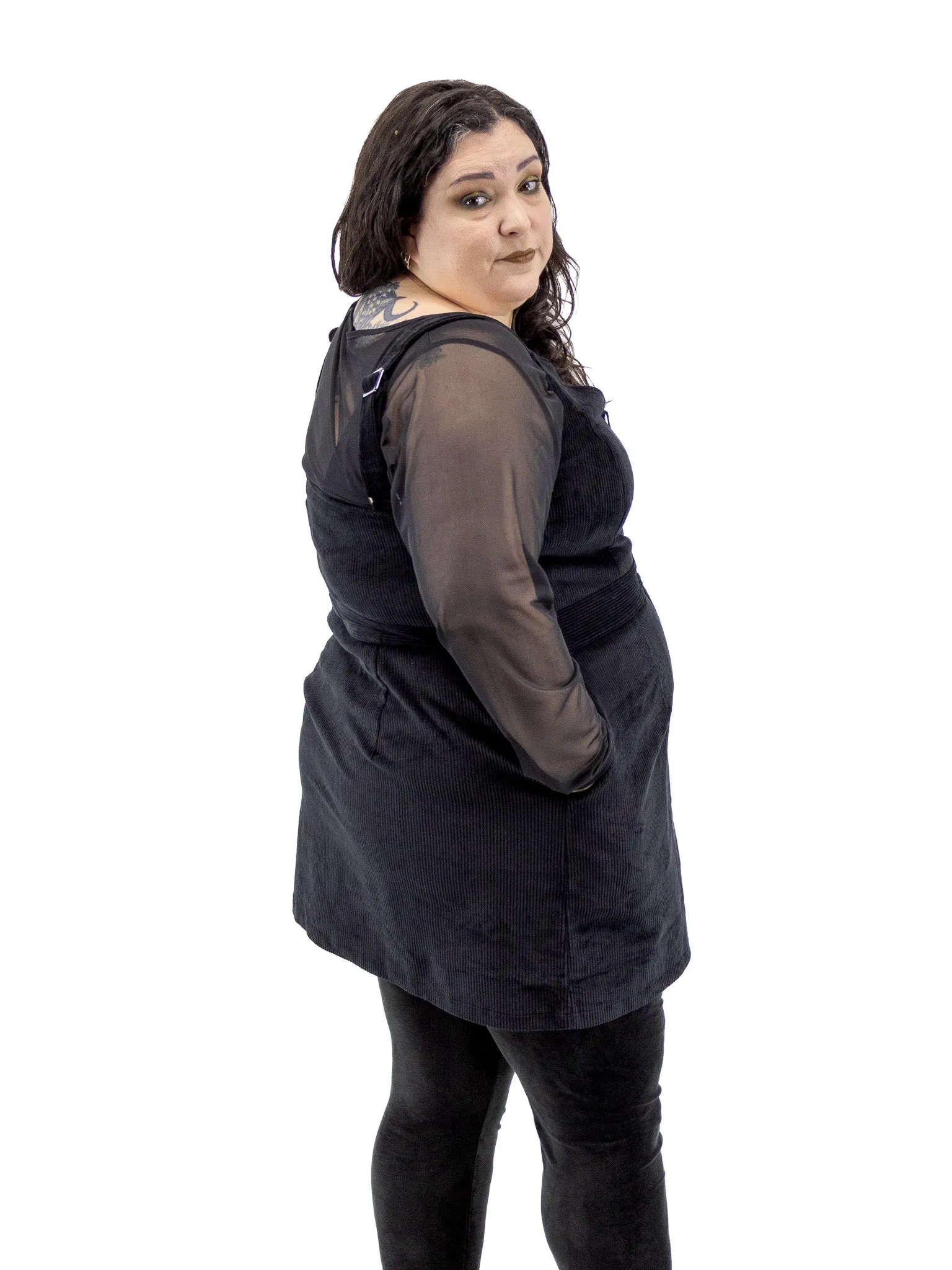Audrey Corduroy Pinafore FOXBLOOD
