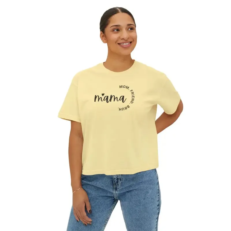 Chill Vibes Women Boxy Fit Tee Trendy Apparel