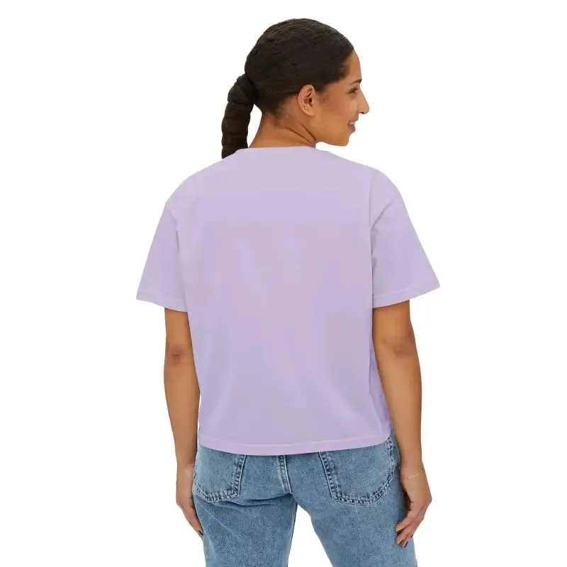 Chill Vibes Women Boxy Fit Tee Trendy Apparel