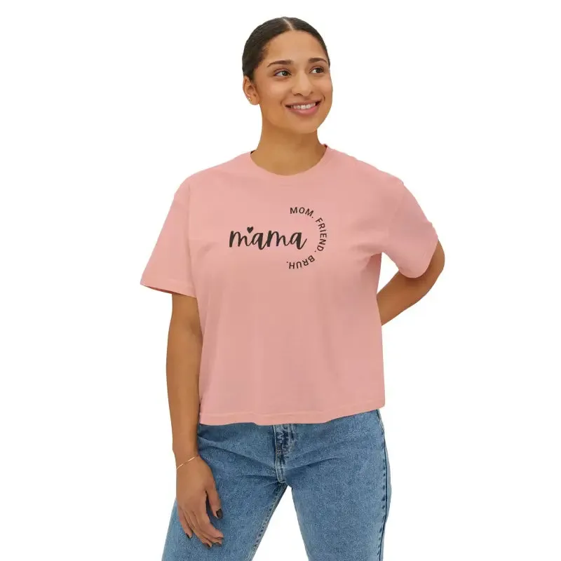 Chill Vibes Women Boxy Fit Tee Trendy Apparel