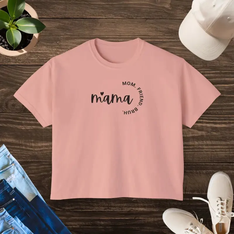Chill Vibes Women Boxy Fit Tee Trendy Apparel