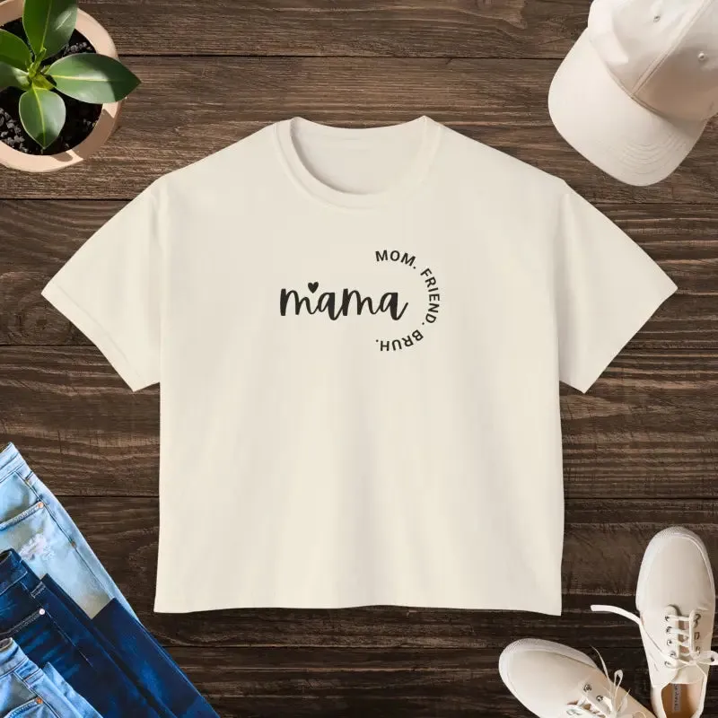 Chill Vibes Women Boxy Fit Tee Trendy Apparel