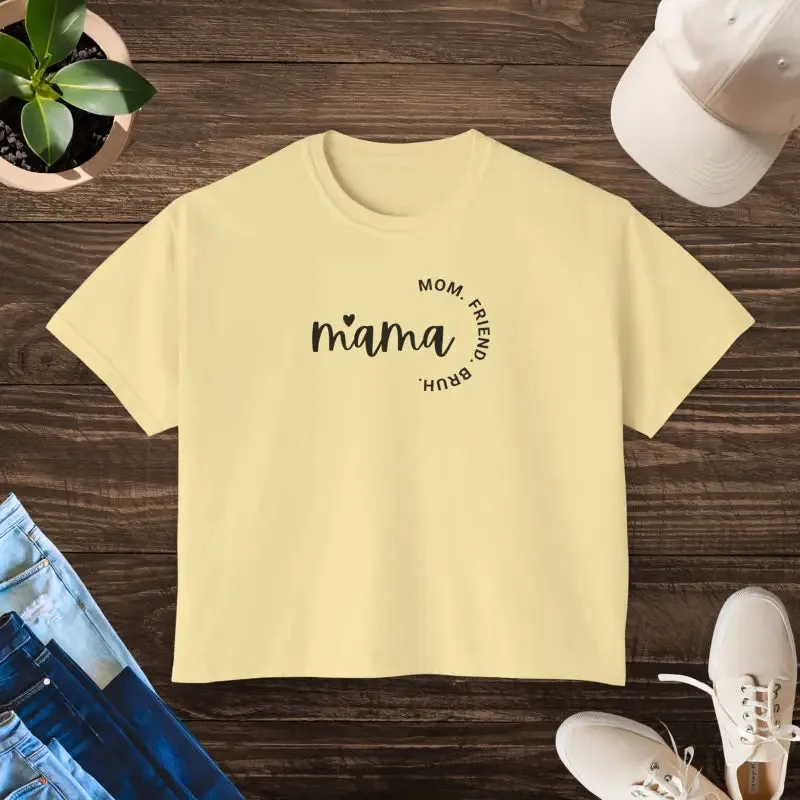 Chill Vibes Women Boxy Fit Tee Trendy Apparel