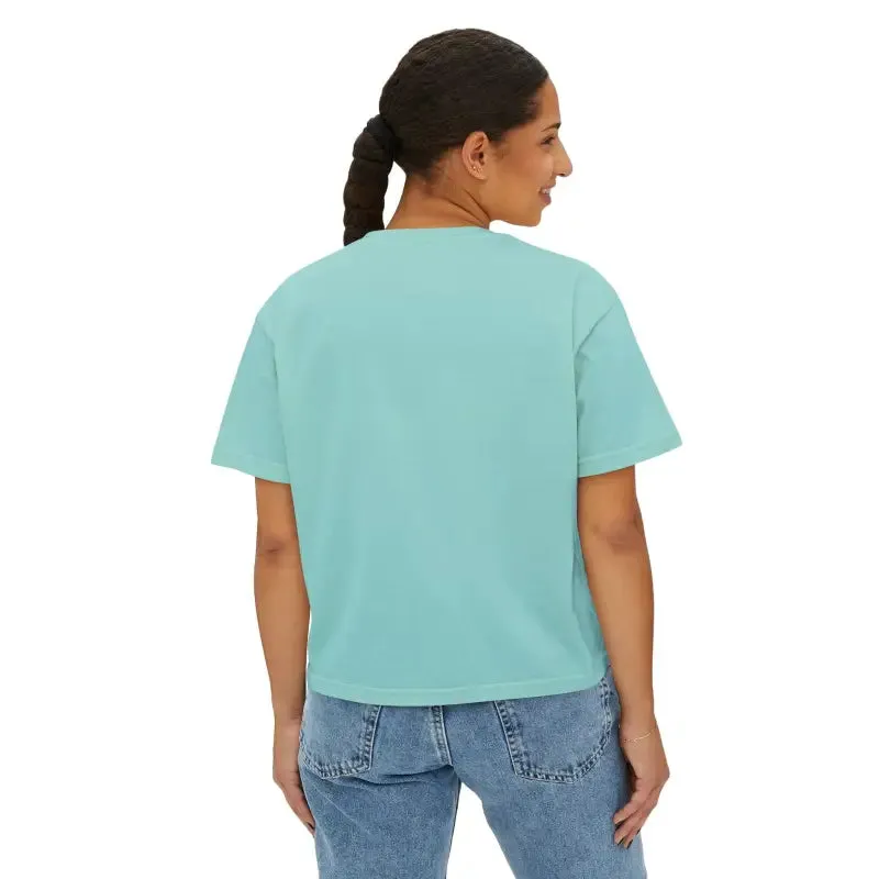 Chill Vibes Women Boxy Fit Tee Trendy Apparel