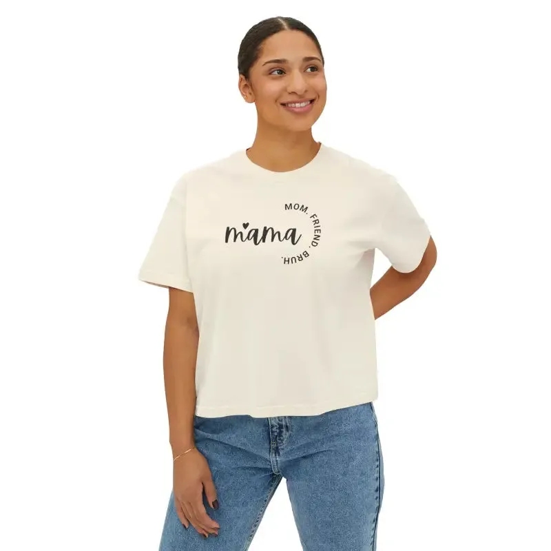Chill Vibes Women Boxy Fit Tee Trendy Apparel