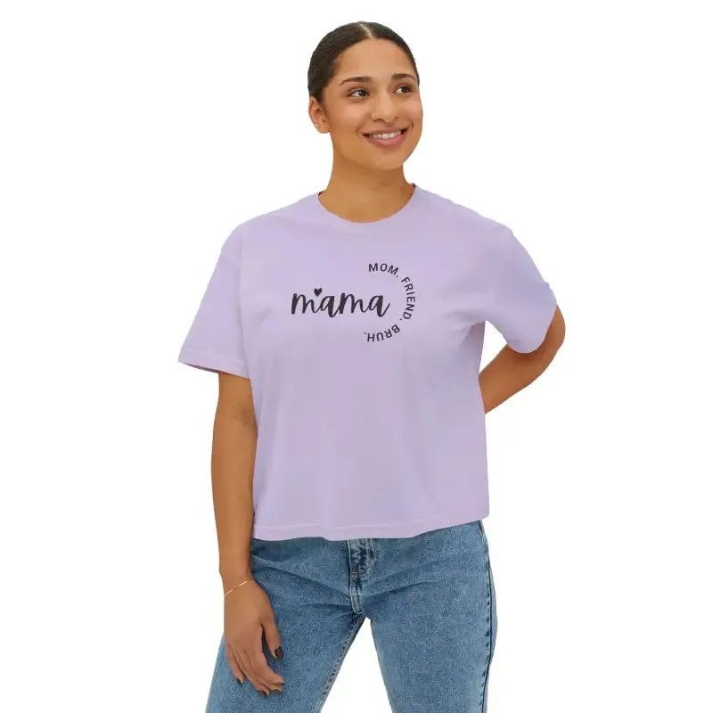 Chill Vibes Women Boxy Fit Tee Trendy Apparel