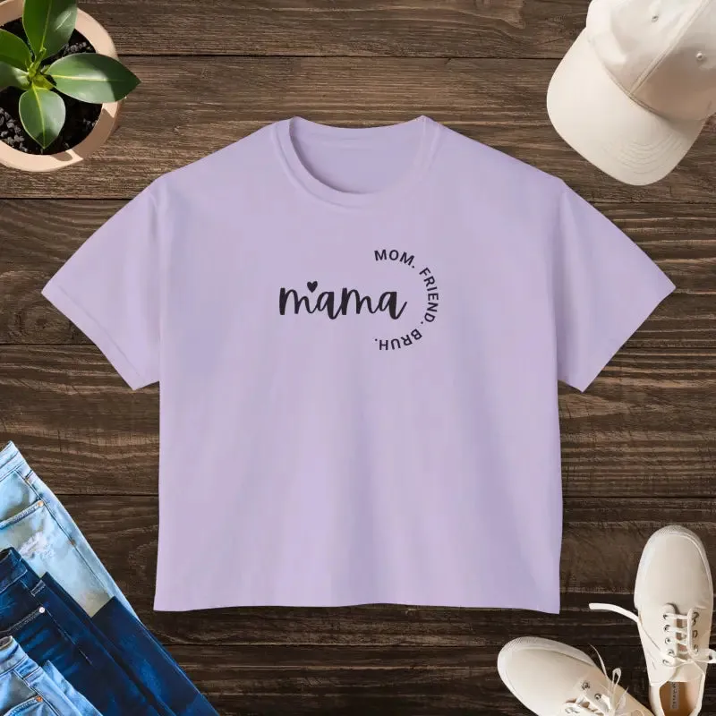 Chill Vibes Women Boxy Fit Tee Trendy Apparel