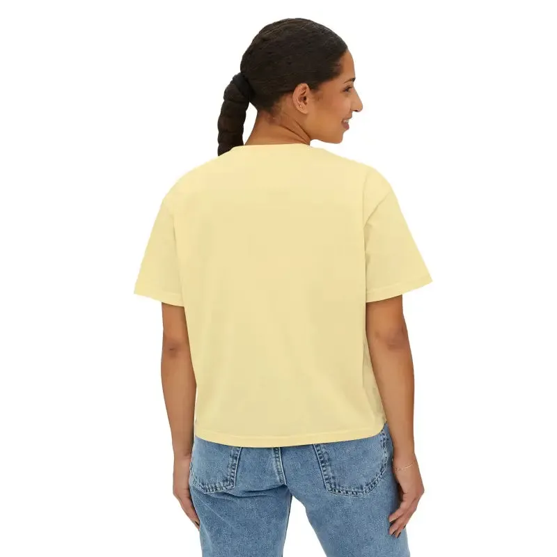 Chill Vibes Women Boxy Fit Tee Trendy Apparel