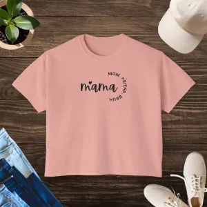 Chill Vibes Women Boxy Fit Tee Trendy Apparel