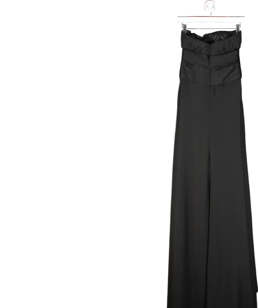 Cloe Cassandro Brown Silk Polka Dot Maxi Kimono One Size