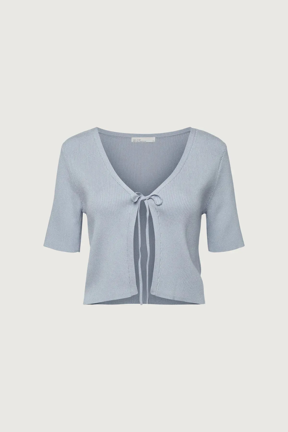 Cropped Open Front Cardigan