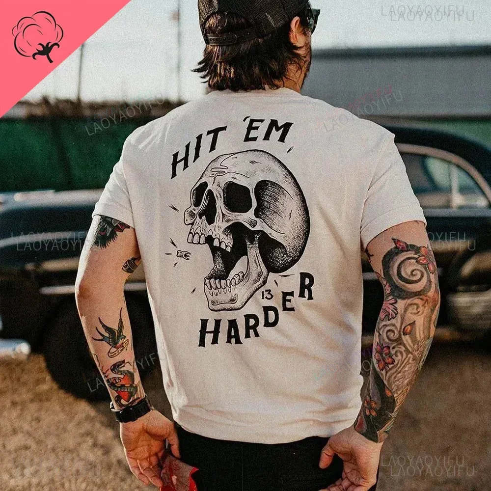 Dark Alchemy – Horror Punk Skull Graphic Tee for Rebels & Misfits