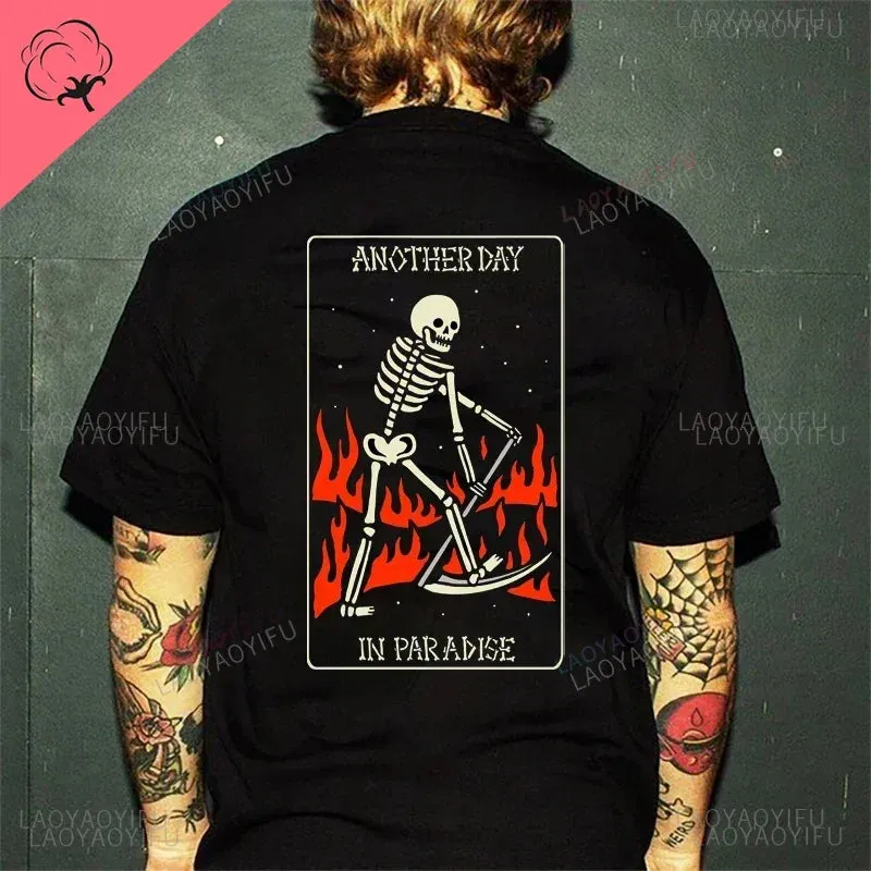 Dark Alchemy – Horror Punk Skull Graphic Tee for Rebels & Misfits