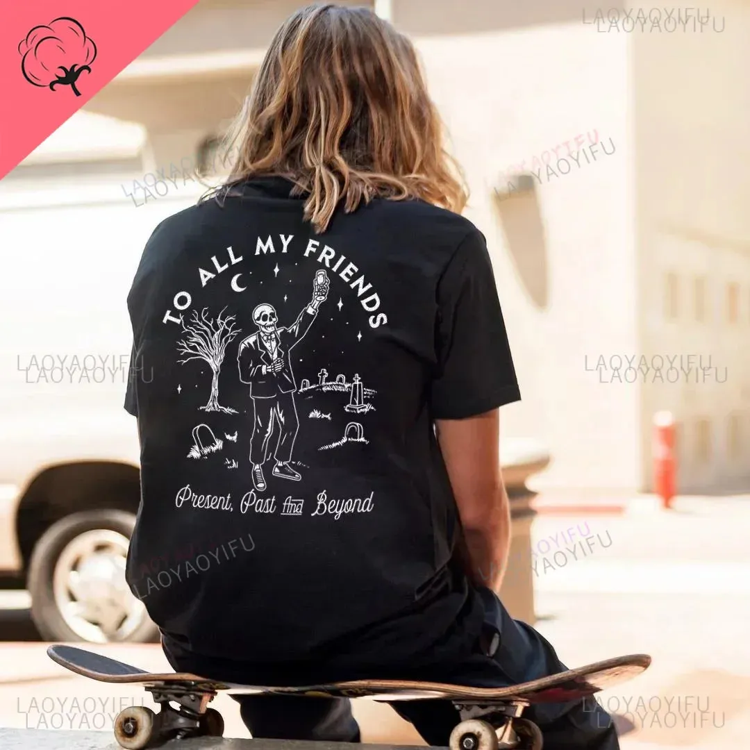 Dark Alchemy – Horror Punk Skull Graphic Tee for Rebels & Misfits
