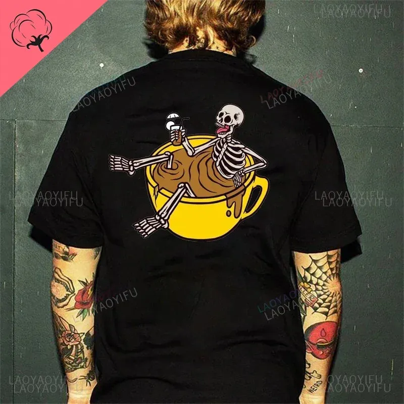 Dark Alchemy – Horror Punk Skull Graphic Tee for Rebels & Misfits
