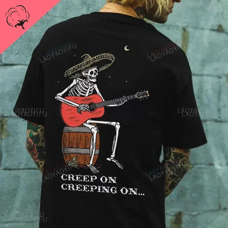 Dark Alchemy – Horror Punk Skull Graphic Tee for Rebels & Misfits