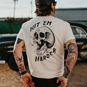 Dark Alchemy – Horror Punk Skull Graphic Tee for Rebels & Misfits