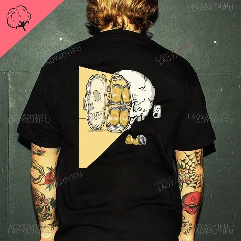 Dark Alchemy – Horror Punk Skull Graphic Tee for Rebels & Misfits