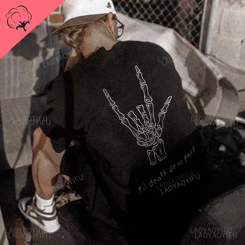 Dark Alchemy – Horror Punk Skull Graphic Tee for Rebels & Misfits