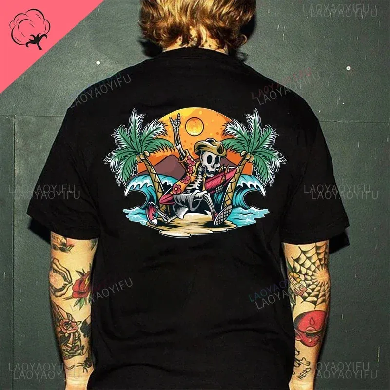 Dark Alchemy – Horror Punk Skull Graphic Tee for Rebels & Misfits