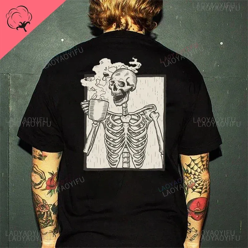 Dark Alchemy – Horror Punk Skull Graphic Tee for Rebels & Misfits
