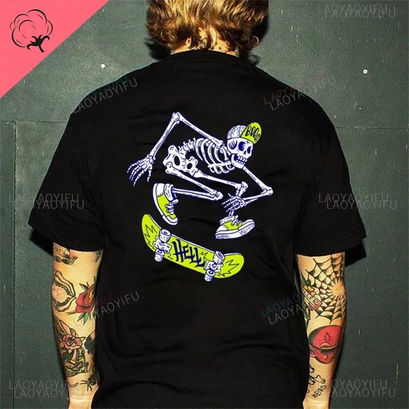 Dark Alchemy – Horror Punk Skull Graphic Tee for Rebels & Misfits