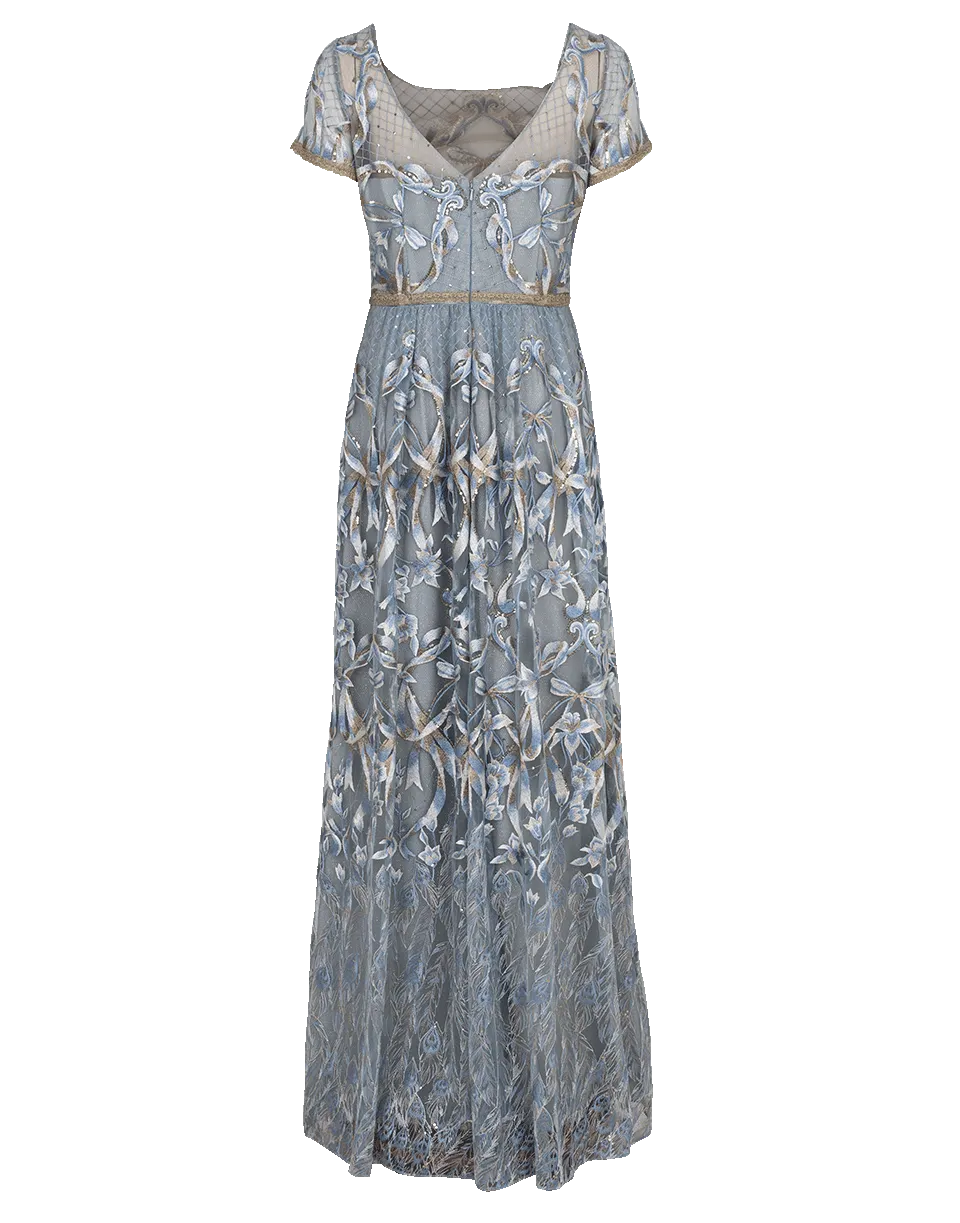 Embroidered Gown
