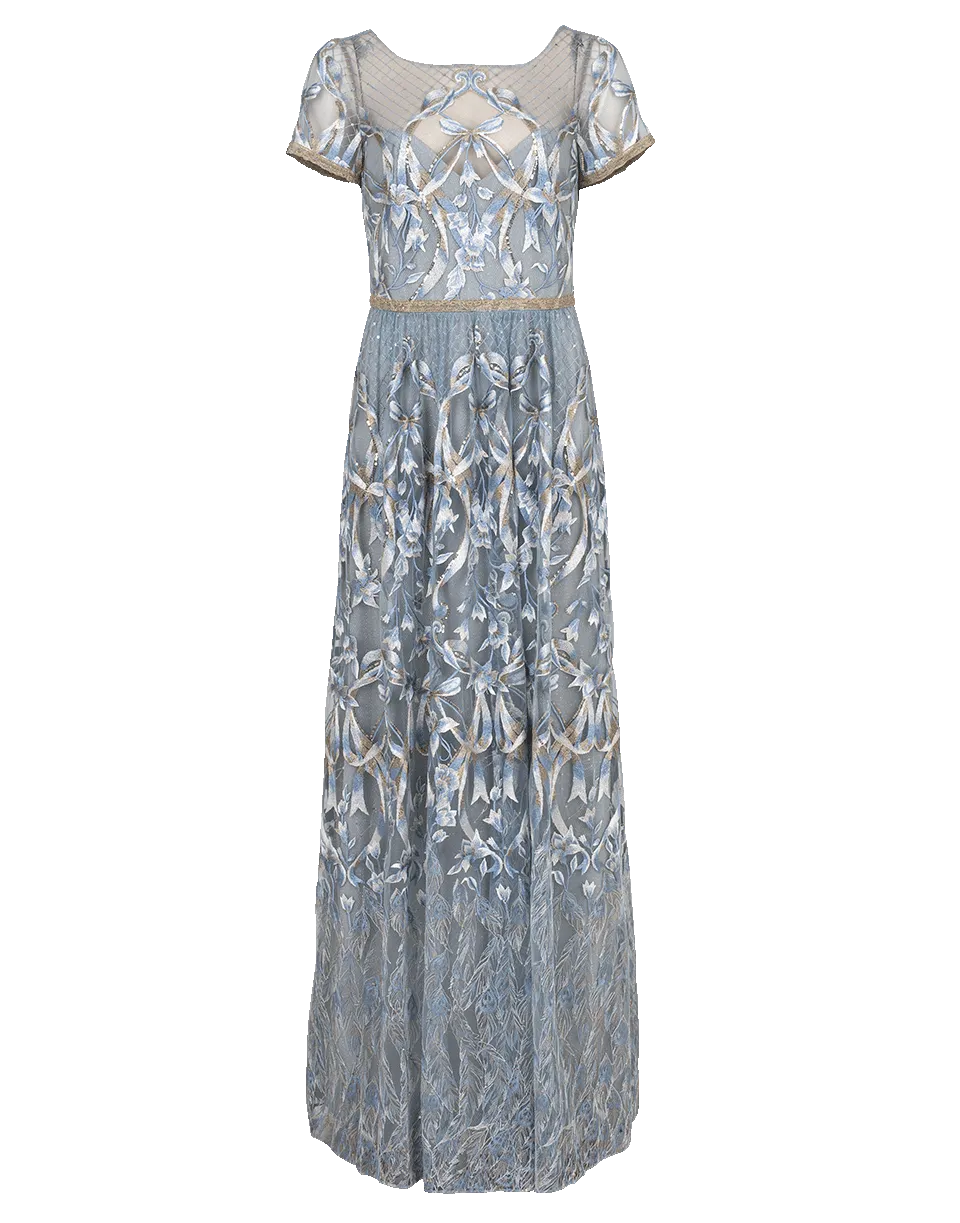 Embroidered Gown