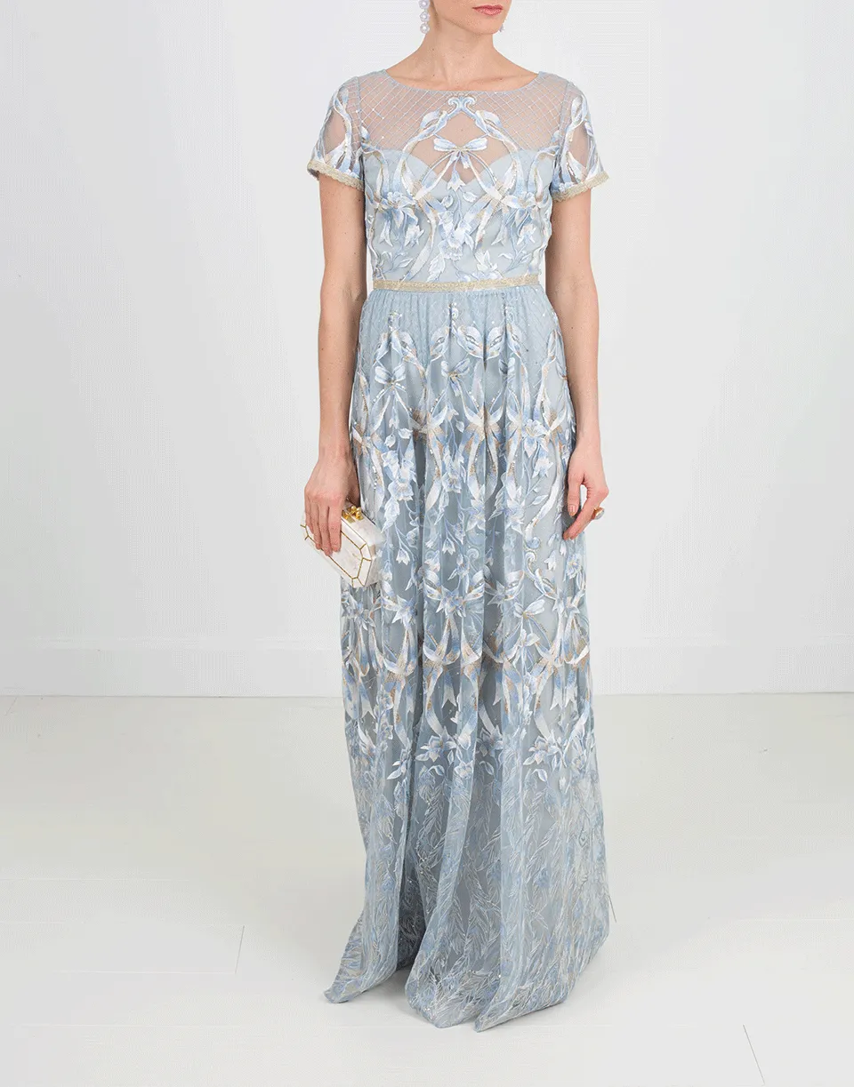 Embroidered Gown