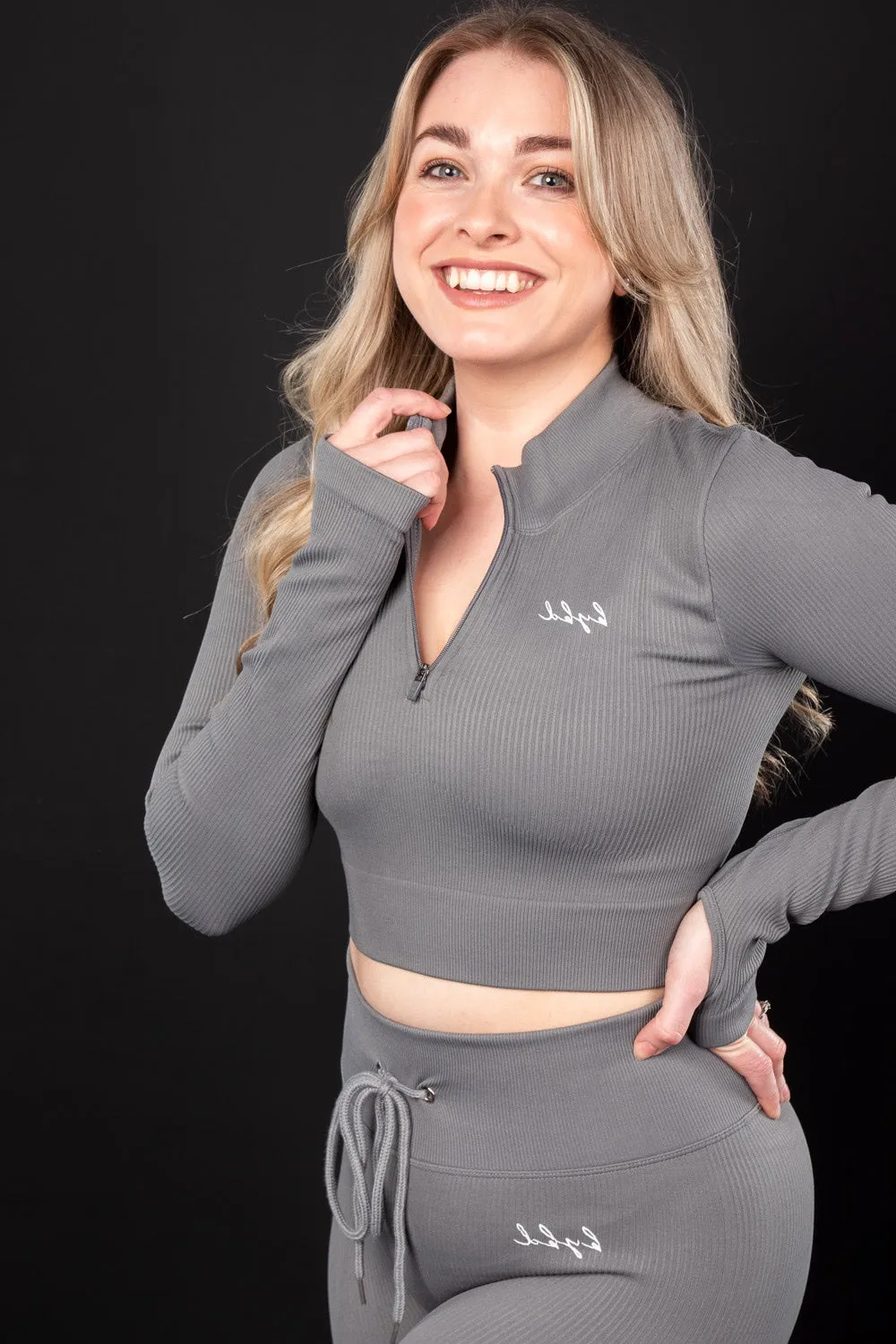 Graya  Ribbed Activewear Set