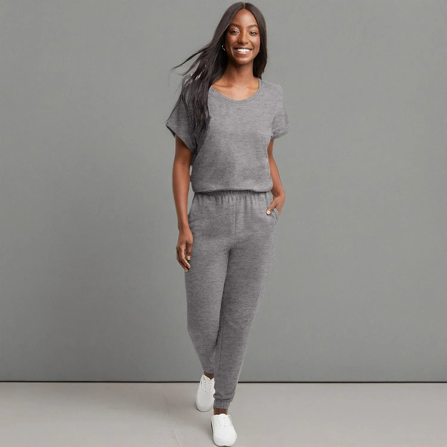 Hanes Women's Originals French Terry Joggers, Lightweight Sweatpants for Women, 30"