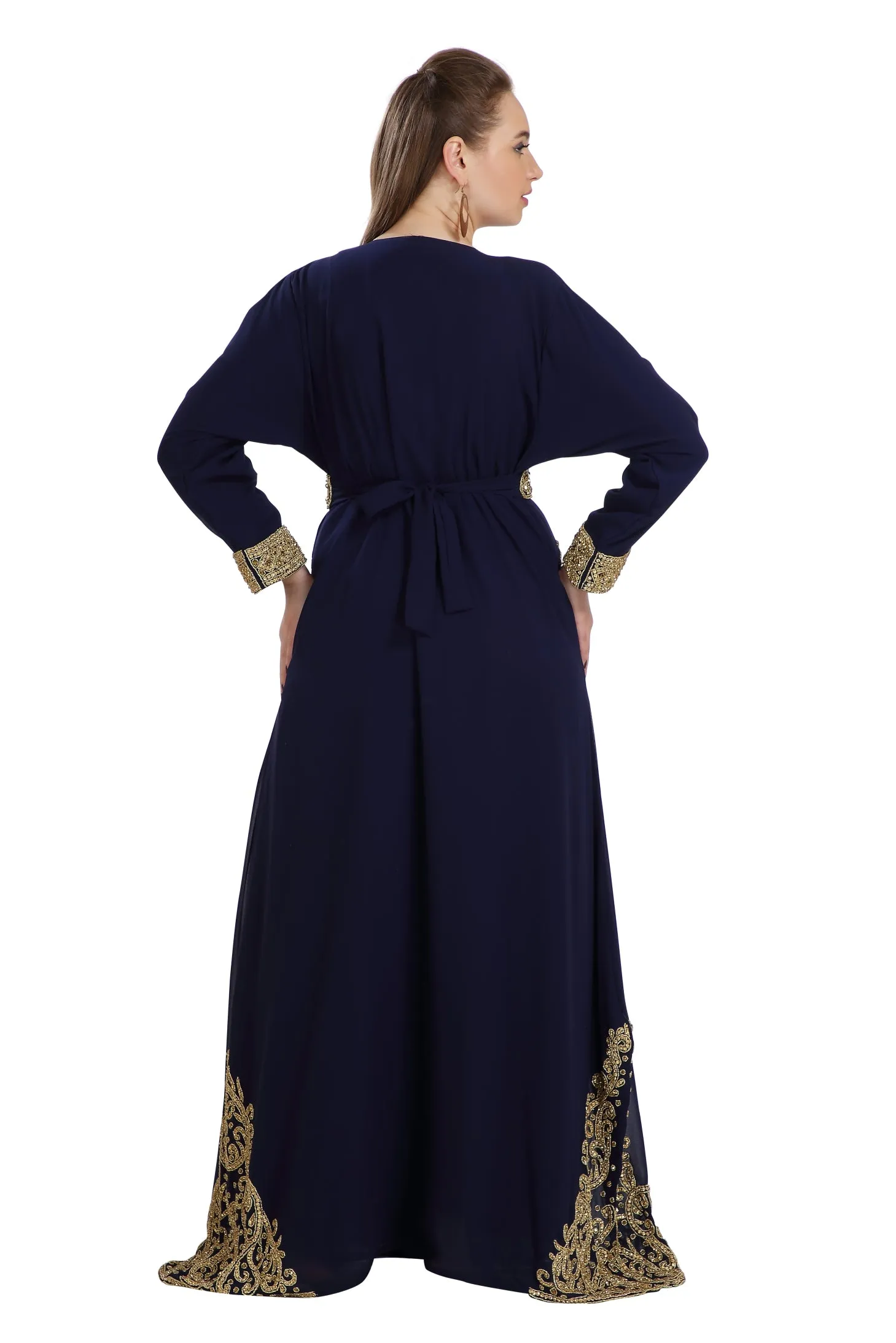 Jalabiya Gown Luxe Kaftan Dress