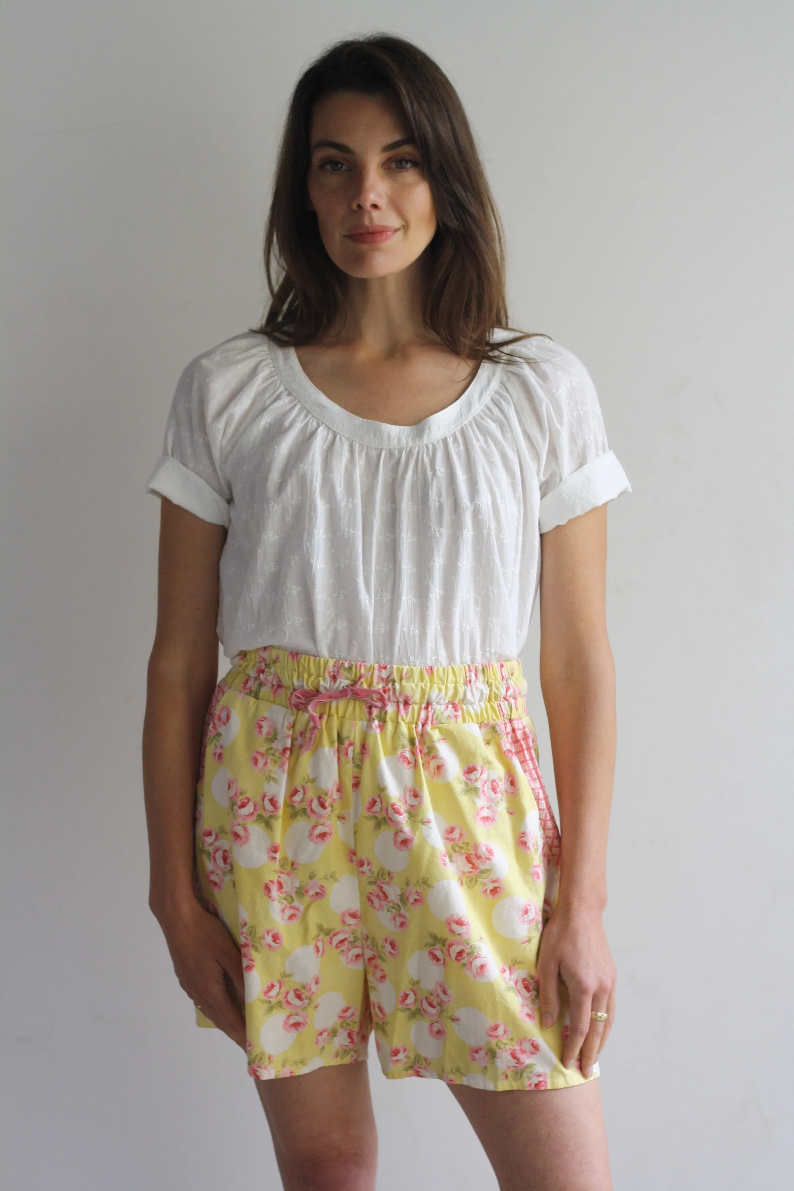 Lou Shorts - Polka Dot Rose