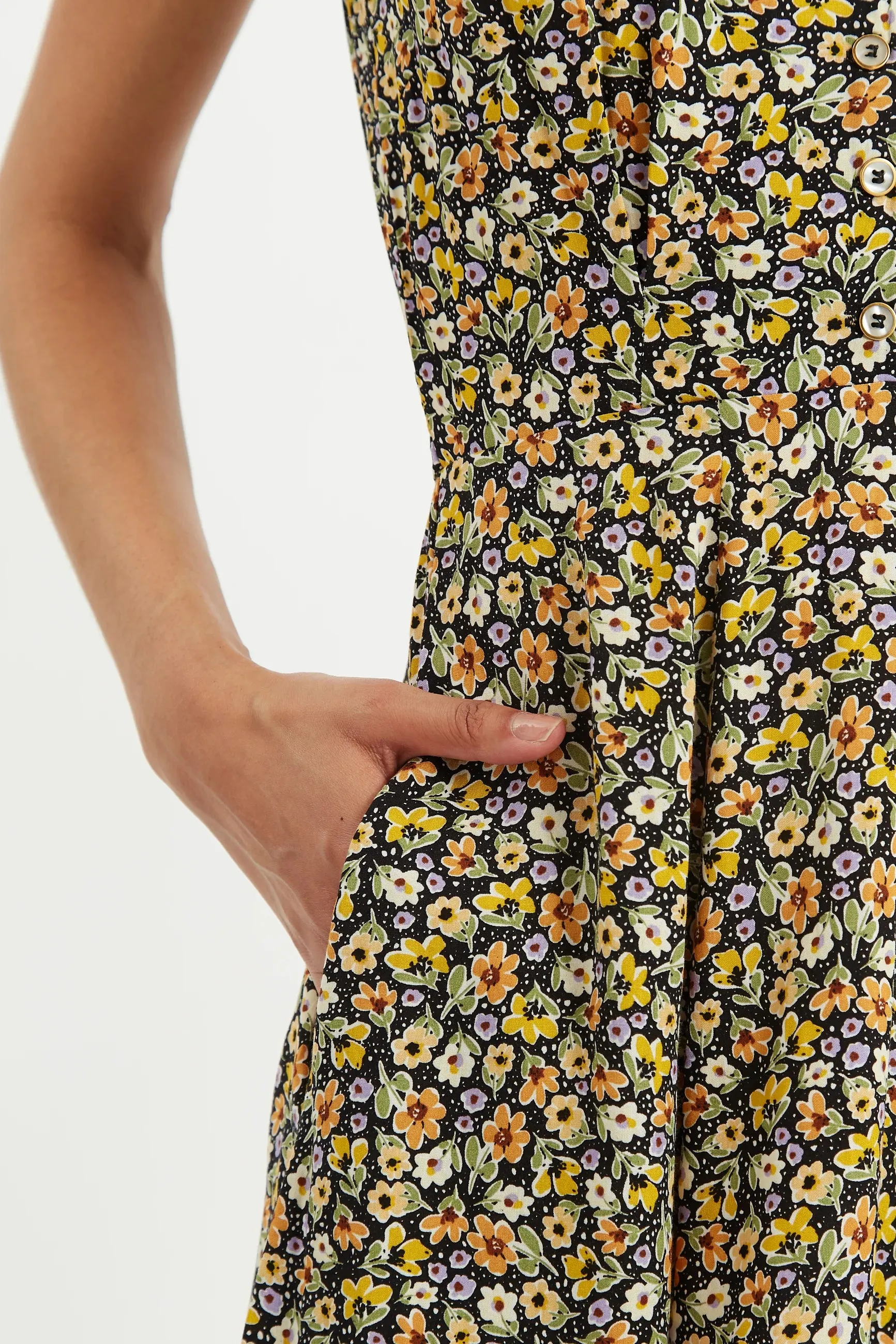 Louche Cathleen Santa Fe Floral Mini Dress