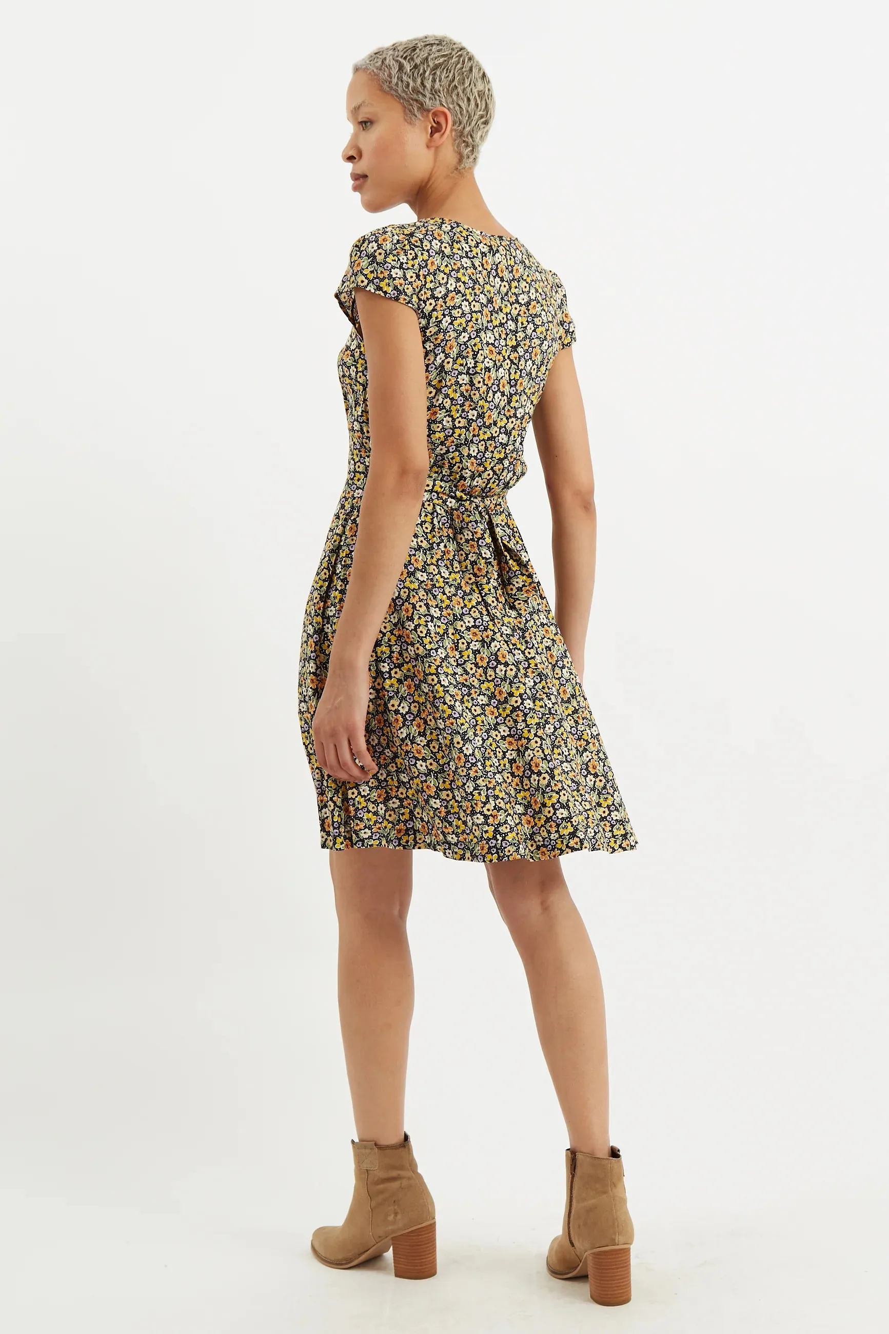 Louche Cathleen Santa Fe Floral Mini Dress