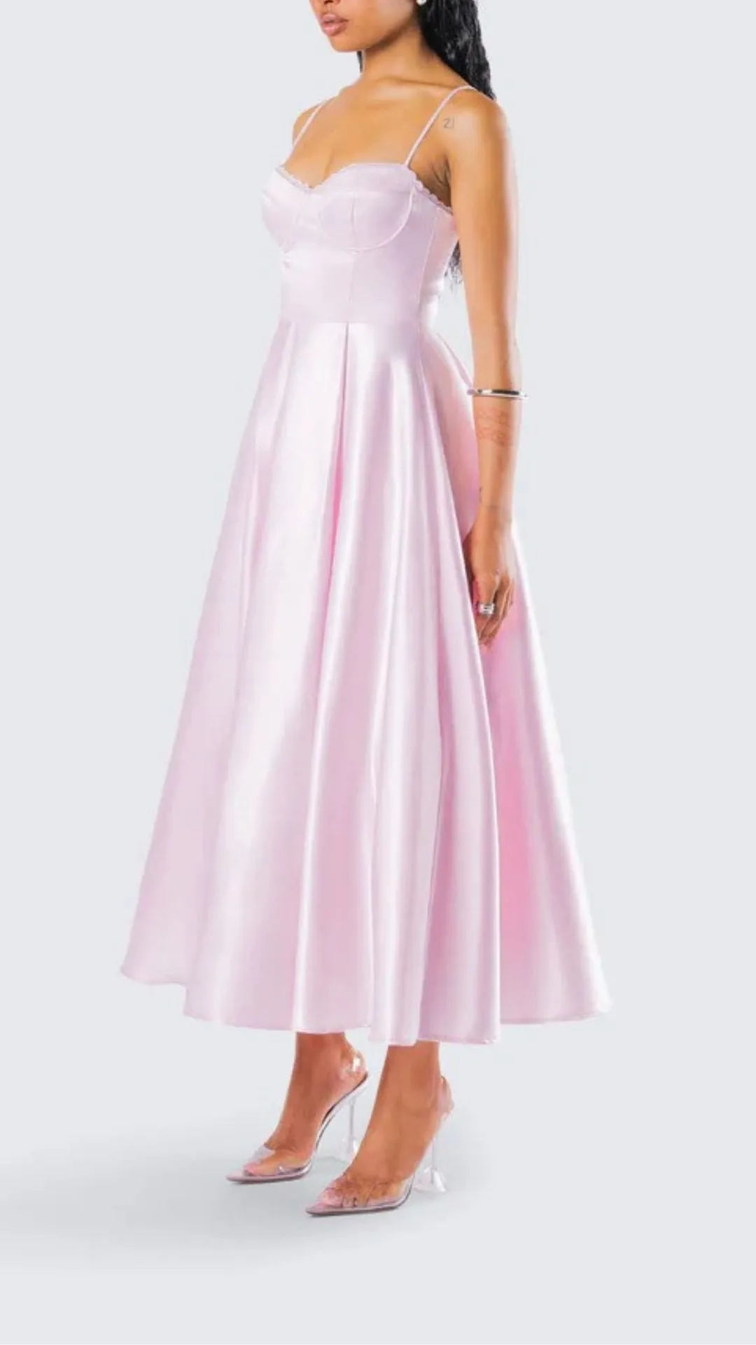 Mystery Girl Satin Dress