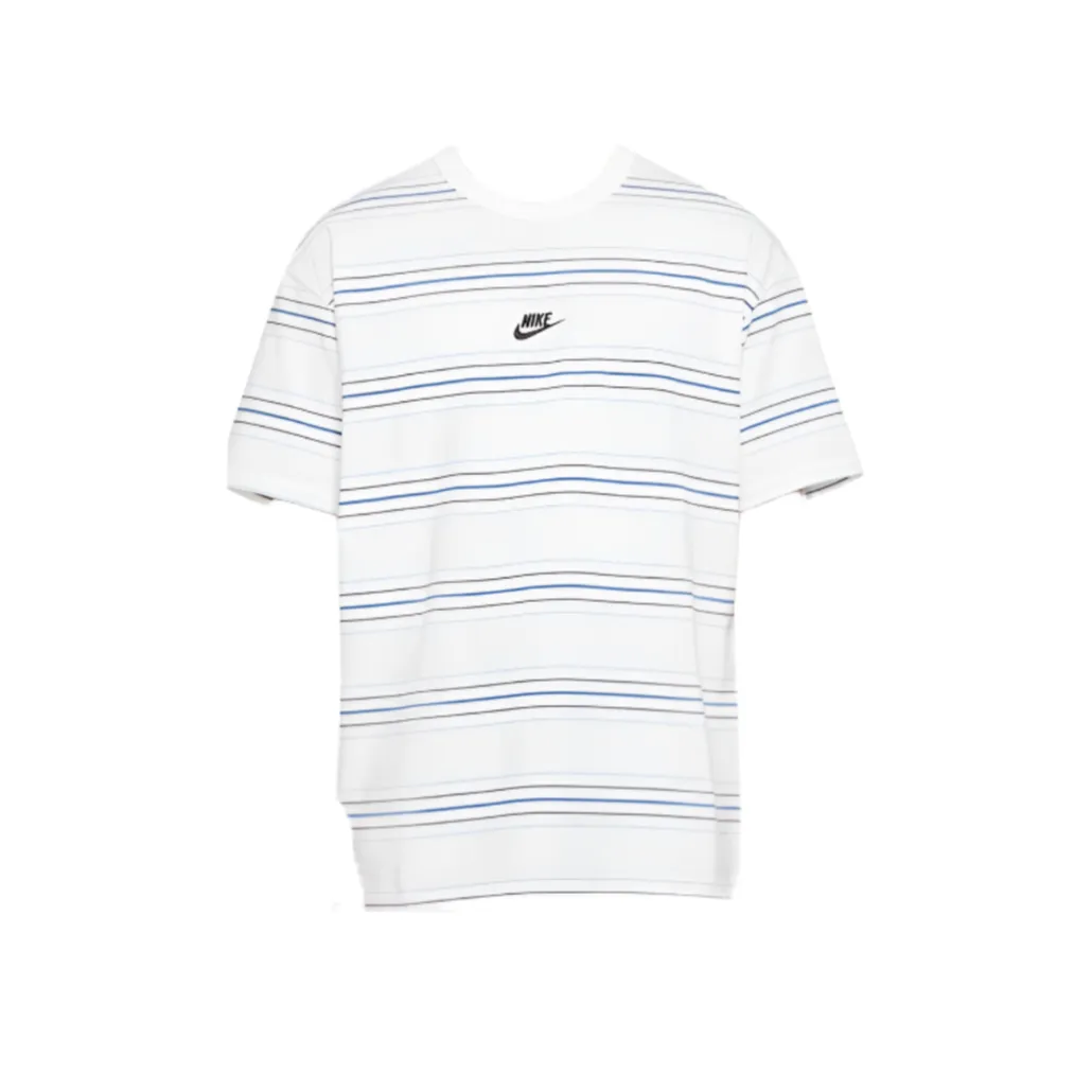 Nike Premium Essential Stripe Tee - Blue/White