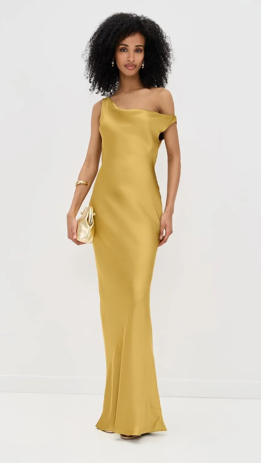Norma Kamali Women's Drop Shoulder Maria Gown