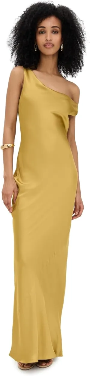Norma Kamali Women's Drop Shoulder Maria Gown
