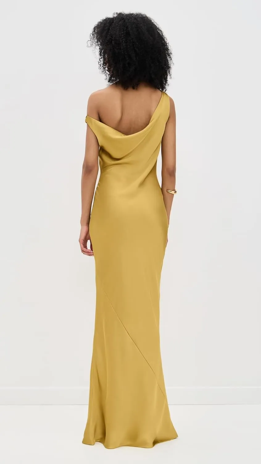 Norma Kamali Women's Drop Shoulder Maria Gown