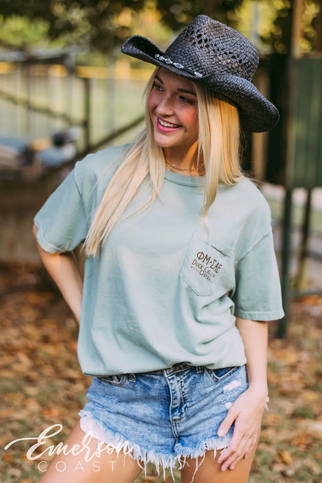 Phi Mu Duck Calls And Overalls Function Tee