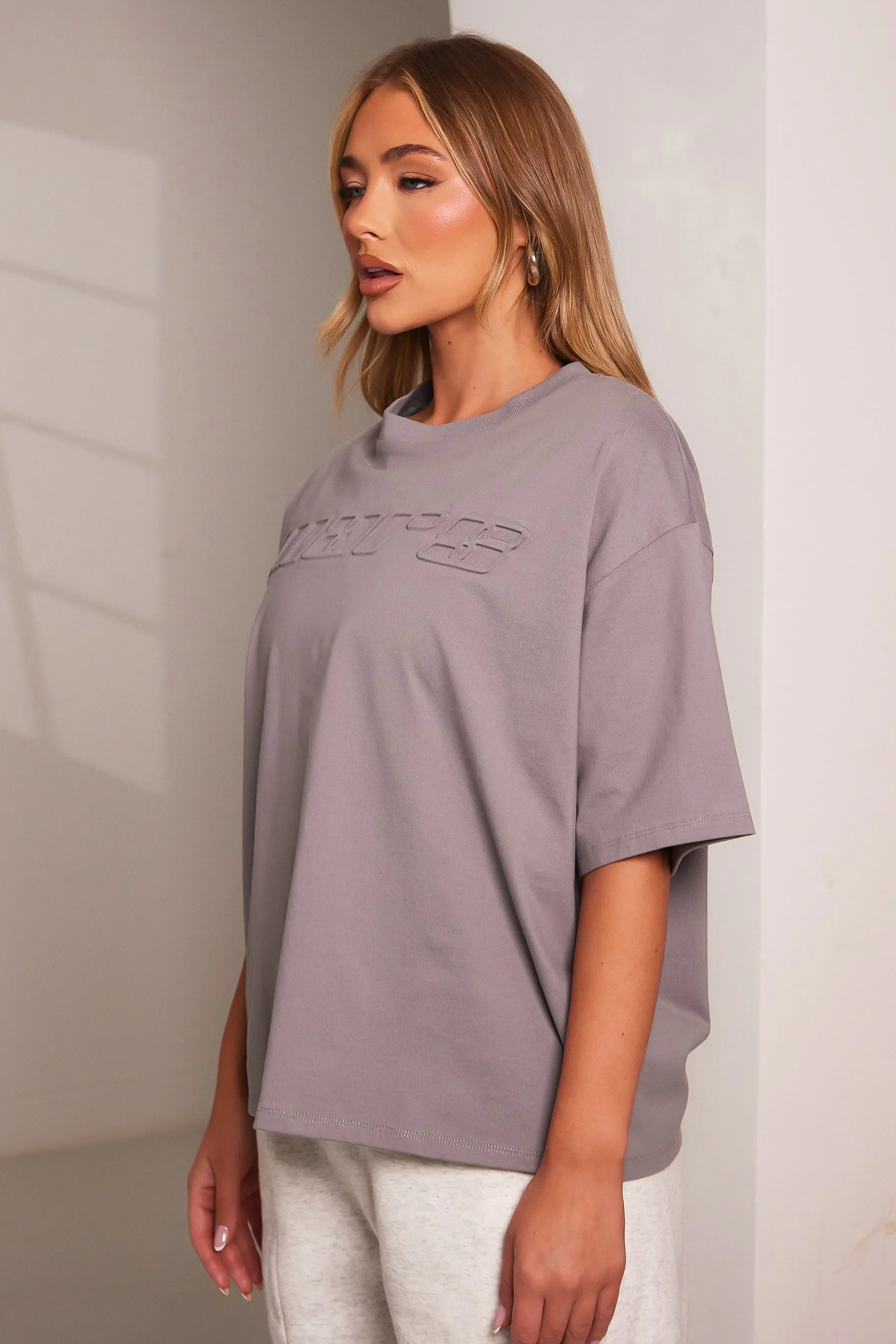 The Lainey Tee - Charcoal