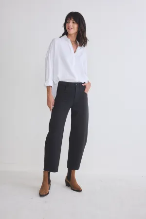 The Textured Visionary Barrel Leg Pants The Textured Visionary Barrel Leg Pants