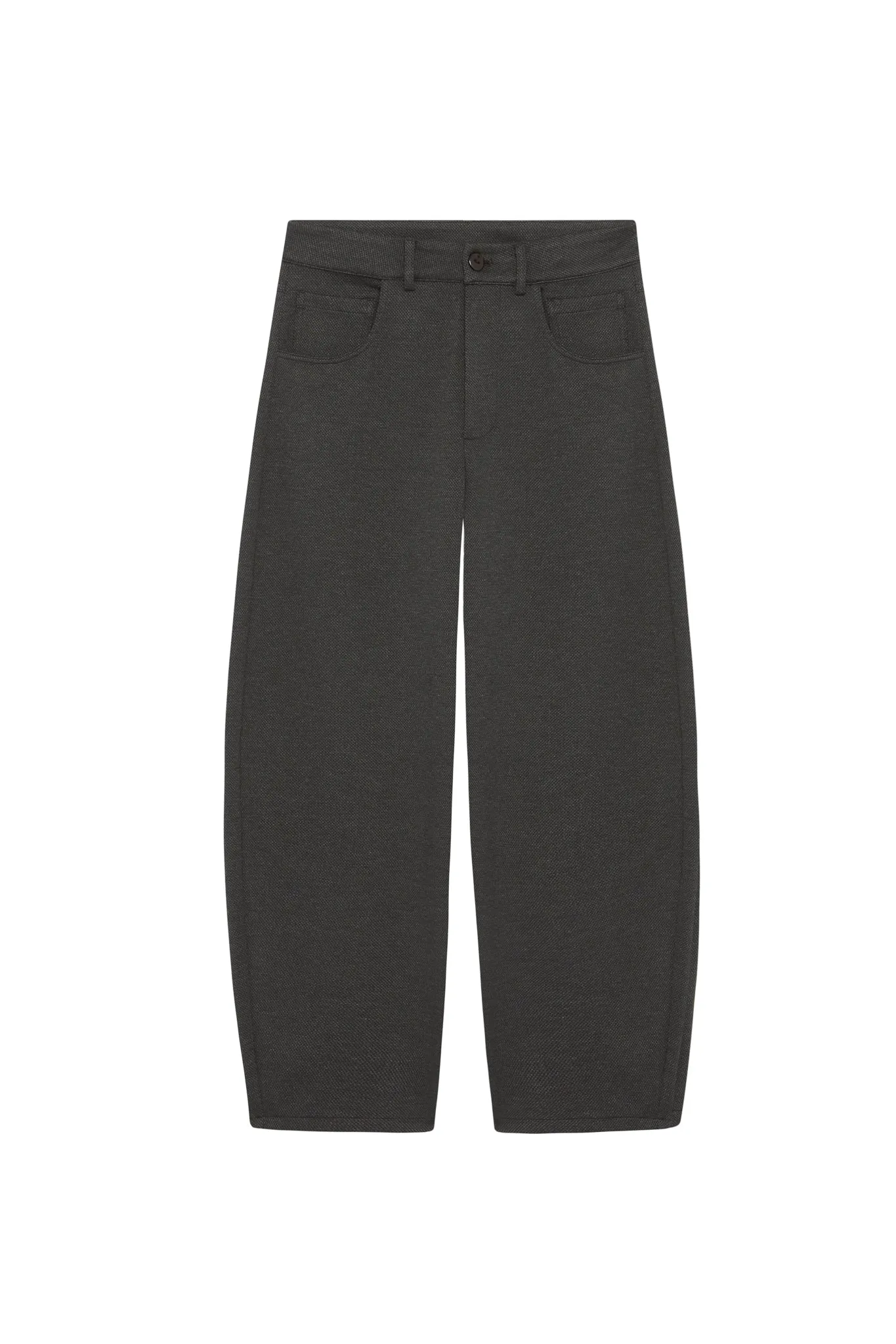 The Textured Visionary Barrel Leg Pants