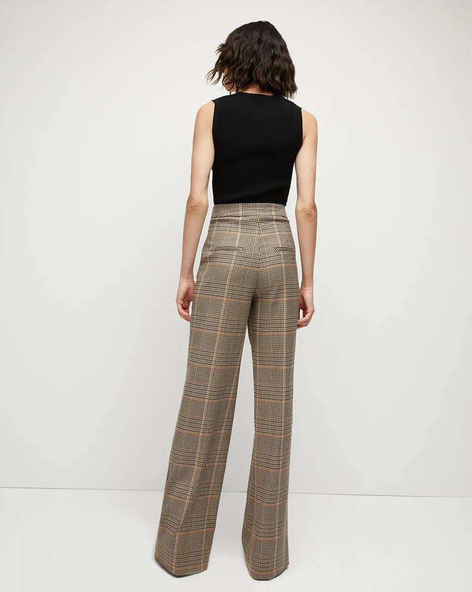Tonelli Plaid Wide Leg - Multi