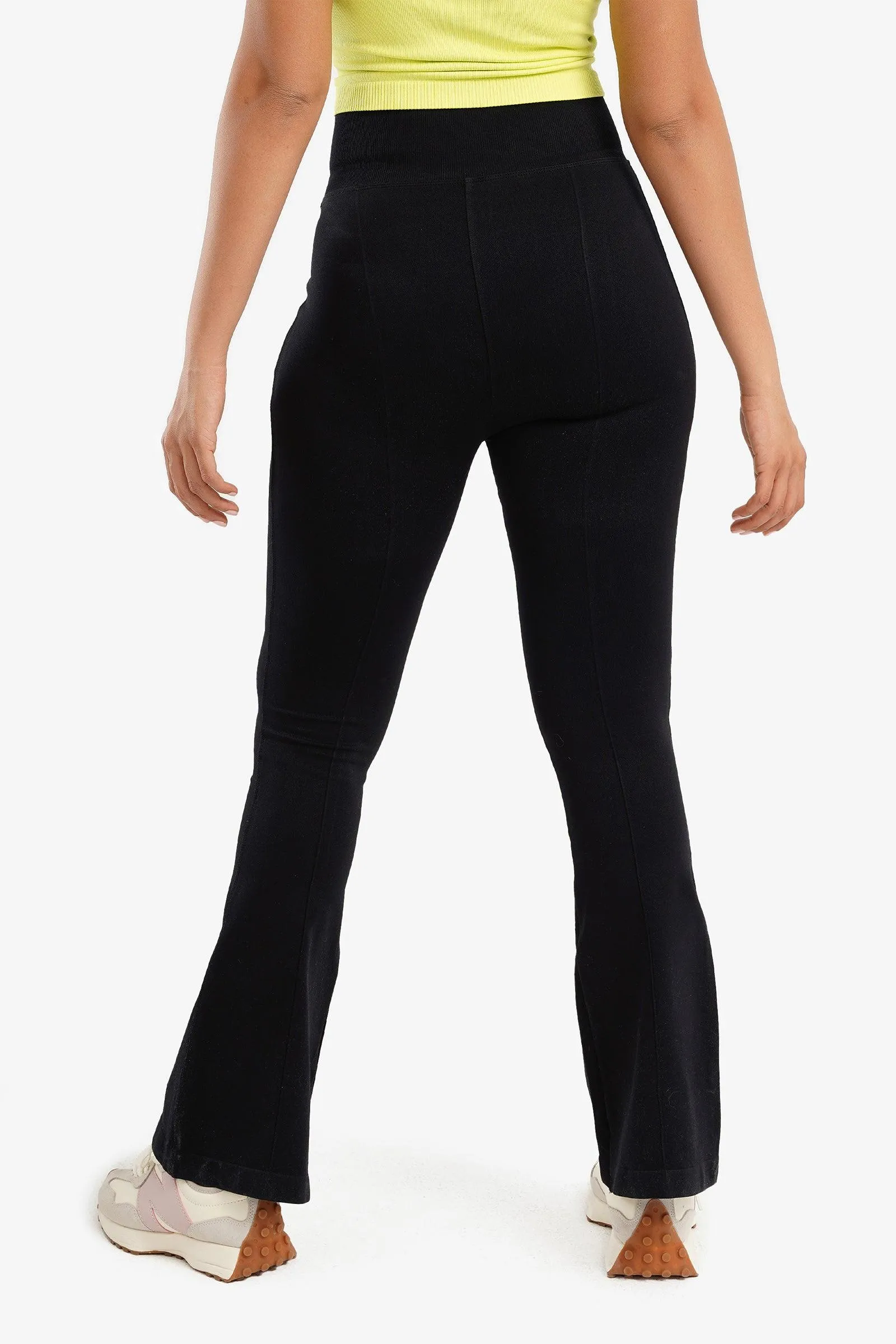 Wide Waist Flare Pants